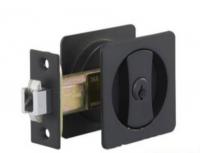 正方形推拉門勾鎖-黑